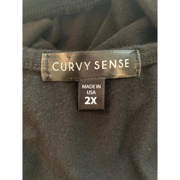 Curvy Sense Black Crop Top - Picture 7 of 9